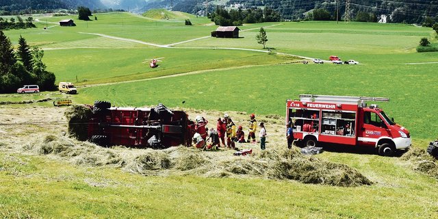 Das Fehlen einer Taggeldversicherung kann wirtschaftliche Folgen haben, wenn man arbeitsunfähig wird. Es lohnt sich, sich von der Versicherung beraten zu lassen. (Bild Kapo GR)