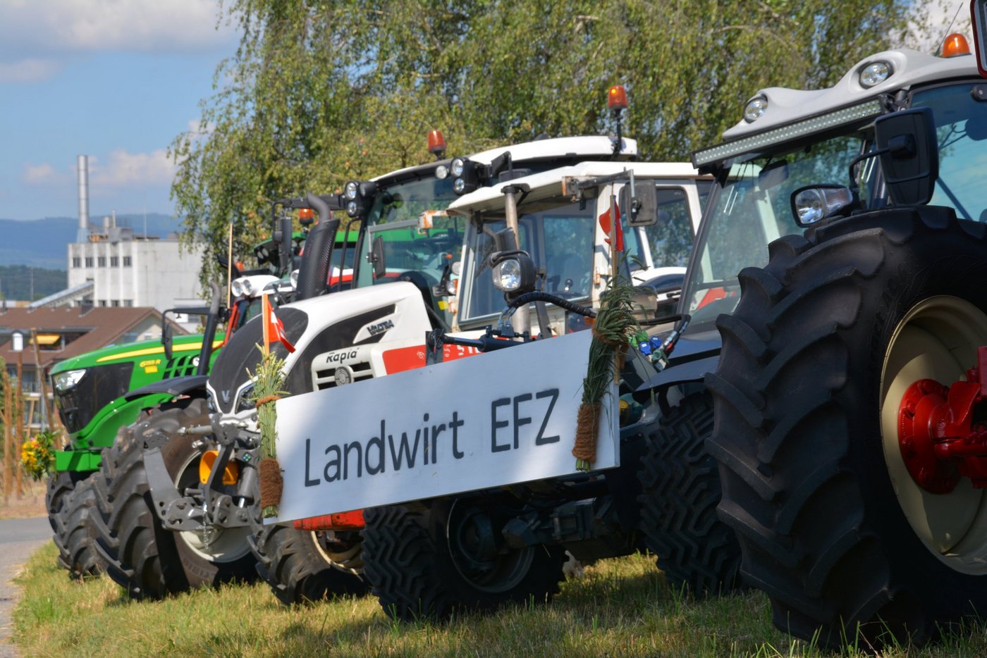 Nach den Lehrjahren haben Junglandwirte häufig keine Lust, als Angestelle auf die Höfe zurückzukehren. Bild anlässlich der Abschlussfeier am LBBZ Schluechthof 2019. (Bild aem)