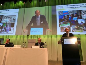 Jacques Bourgeois tritt im März 2020 als Direktor des Schweizer Bauernverbands zurück Jacques Bourgeosi anlässlich seiner letzten DV als Direktor heute Donnerstag in Bern. (Bild akr)