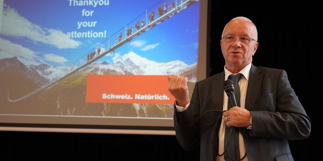 Bernard Lehmann im Jahr 2018 an einer internationalen Pressetour des Agrarjournalistenverbandes. (Bild mr)