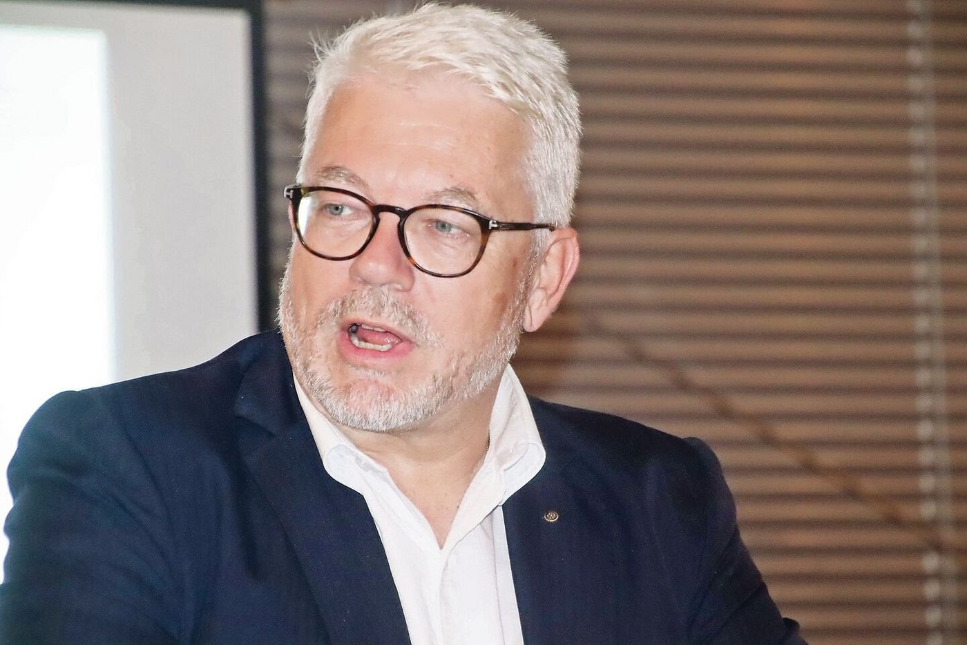 Martin Wiederkehr, Präsident des BDW, warb vergeblich für eine Erhöhung des Mitgliederbeitrags. 