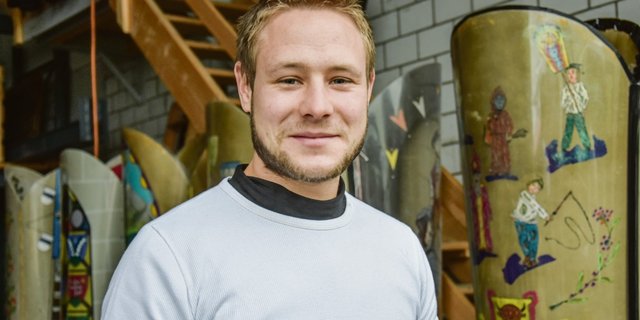 Roman Ott, Rottenführer der Chlausrotte Mitteldorfberg in Oberägeri im Kanton Zug beantwortet unsere brennendsten Fragen. (Bild noe)