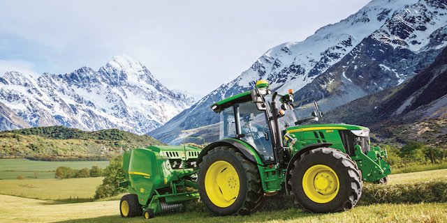 Die meisten Traktoren für die Schweiz werden in Europa hergestellt. Nur die 4er- und 5er-Serie von John Deere könnten von den Strafzöllen betroffen sein. (Bild John Deere)