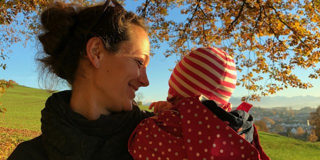Acht Wochen lang blieb Annika Redlich mit ihrer Tochter auf einer Mutter-Kind-Station. Dort entstand dieses Bild. (Bild Verein Postpartale Depression)