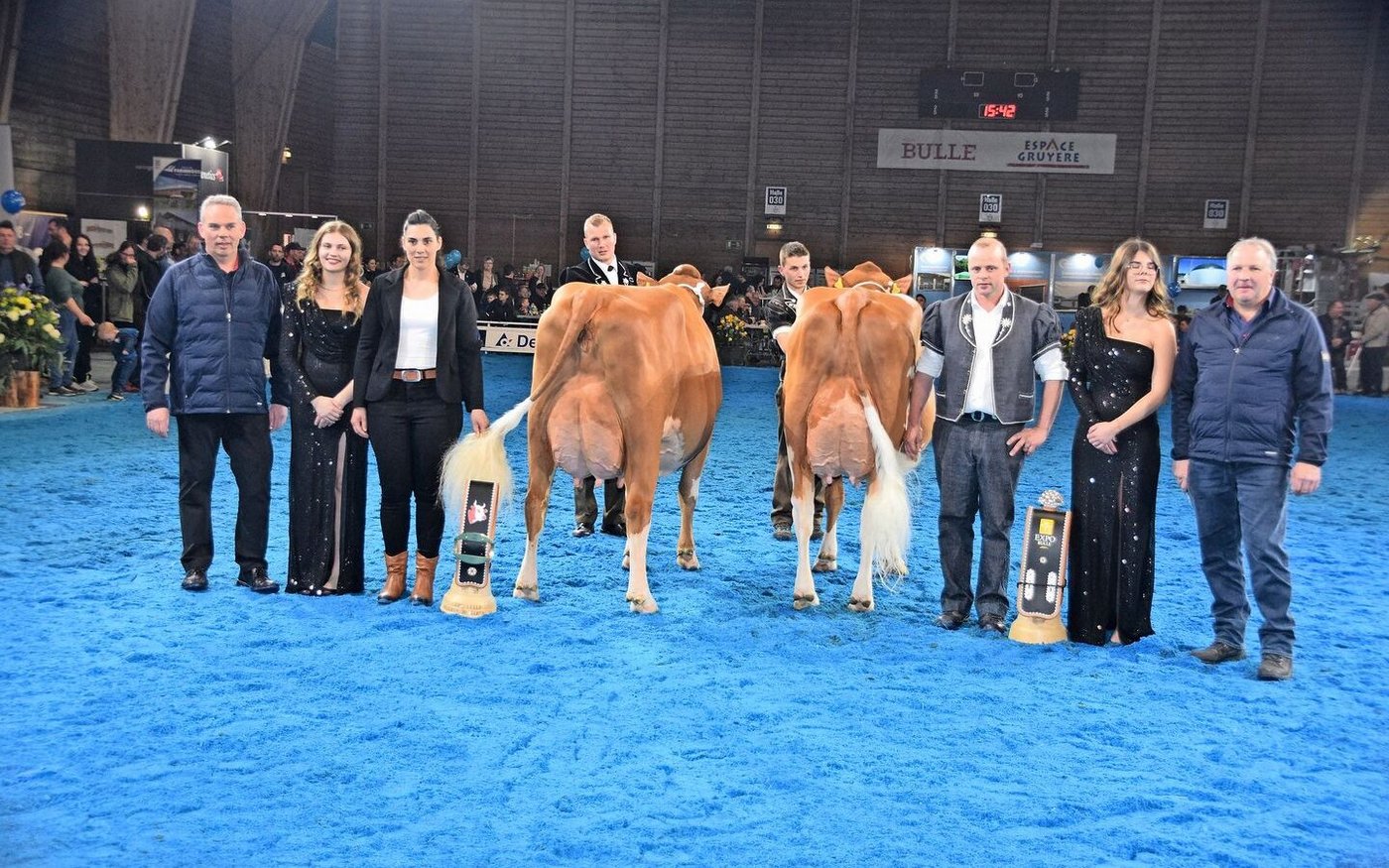 SF-Schöneuter Orlando Colin (r.) Florian Nydegger, Helgisried; Reserve Schwarzbach Aslan Hanova, Florian Matter, Rubigen. 