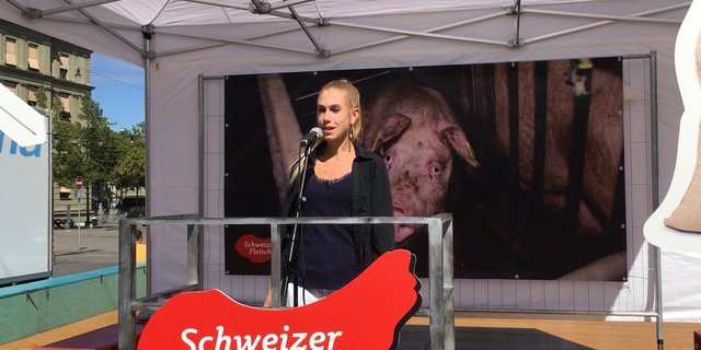 Meret Schneider ist Mitinitiantin der Massentierhaltungsinitiative. (Bild jsc)