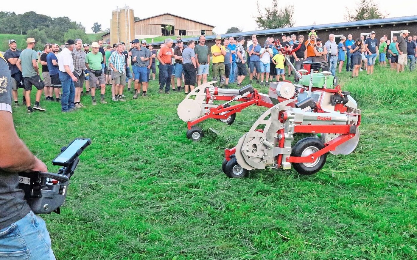 Der ferngesteuerte Rapid Cosmos interessierte die Besucher. Zehn Geräte sind in der Schweiz im Einsatz.