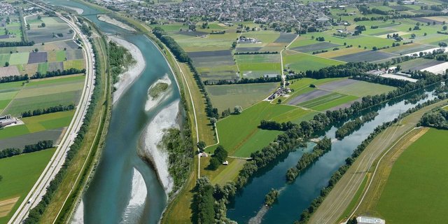 Durch das Hochwasserschutzprojekt wird der Gewässerraum ausgedehnt. Fruchtfolgeflächen gehen verloren.