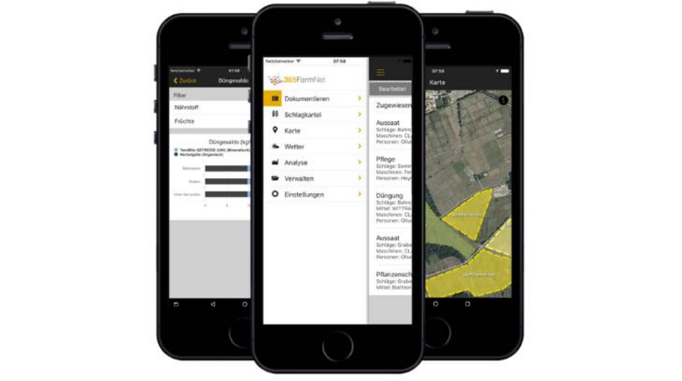 Barto powered by 365FarmNet ist eine webbasierte Plattform zum Verwalten des ganzen Betriebes und zum Erfüllen der Dokumentationspflicht. Über die 365Crop App lassen sich Massnahmen auch unterwegs eintragen. (Bild Barto)