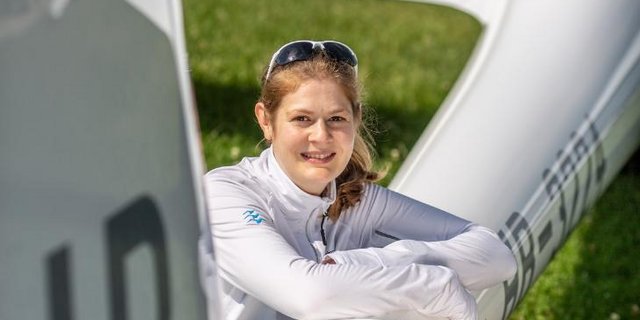 Barbara Muntwyler ist seit sieben Jahren Segelflugpilotin. (Bilder Pia Neuenschwander)