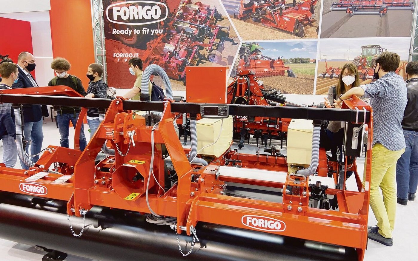 Messen in Zeiten von Corona (hier ein Bild von der Eima in Bologna): Die ungewisse Lage in und zwischen Infektions-Wellen macht die Dinge für die Organisatoren kompliziert. 