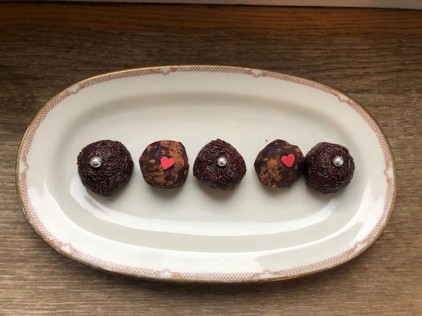 Schokoladen-Trüffes mit einem Schuss Alkohol. (Bilder et)