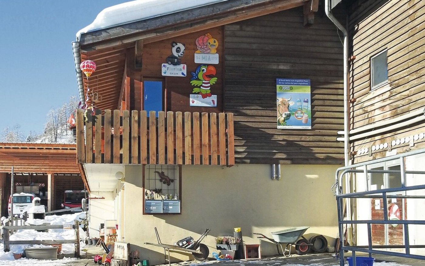 Mittlerweile sind drei Kinder zur Familie gestossen. Ihnen gefällt es im Stall und auf dem Feld.