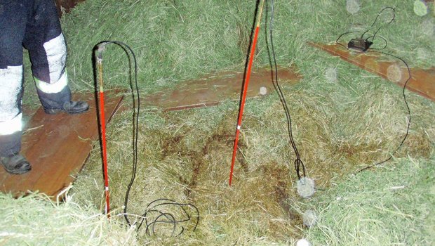 Schon bald beginnt die Dürrfutterernte. Um eine Übergärung des Heus zu vermeiden, ist eine sorgfältige Beobachtung in der ersten Zeit wichtig.  