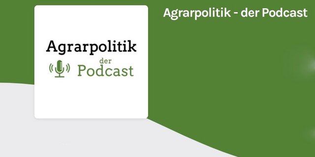 Der «Agrarpolitik»-Podcast von Andreas Wyss und Hansjürg Jäger, Logo (Bild: Screenshot)
