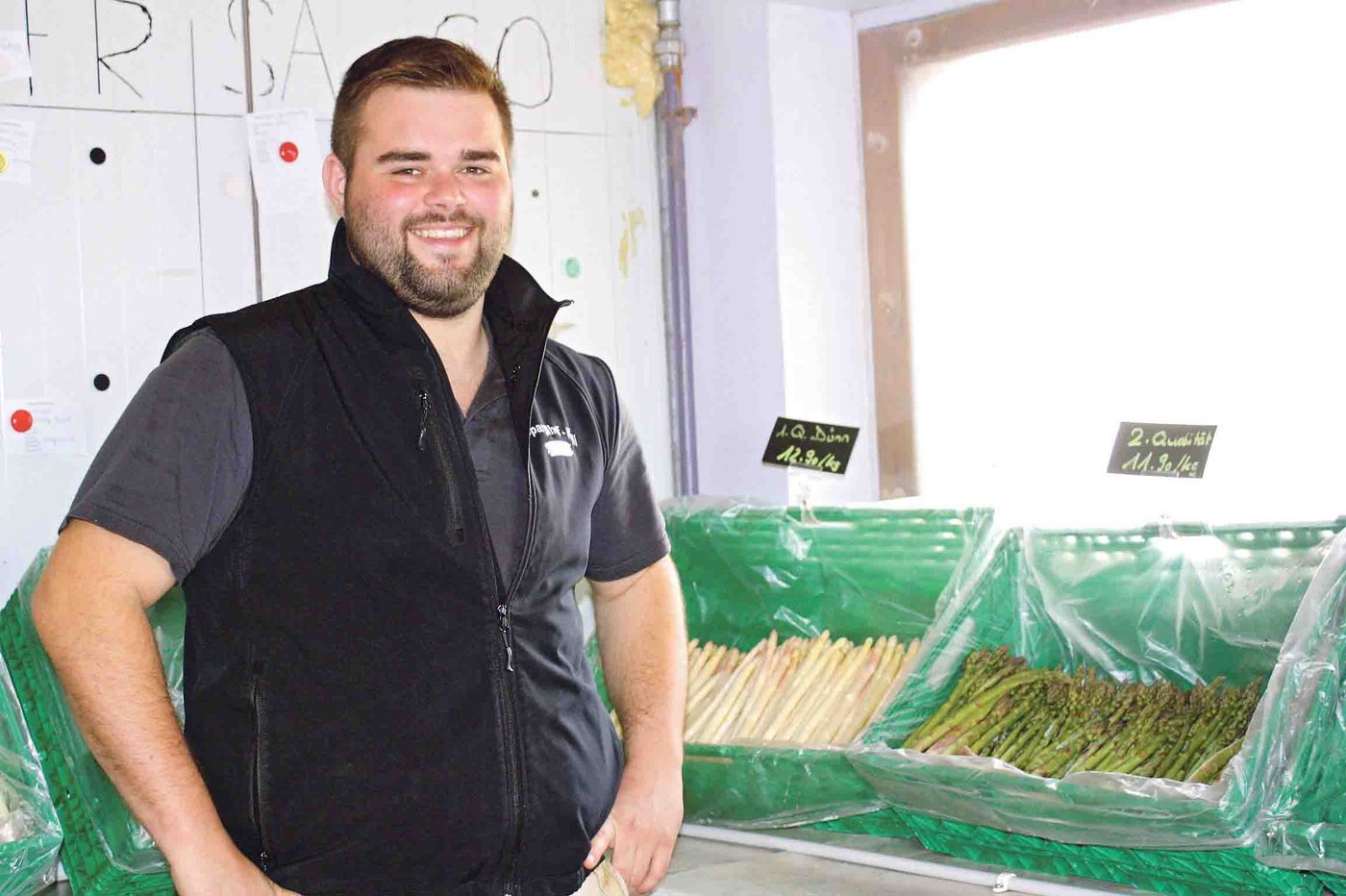 Ronny Köhli ist Betriebsleiter und OK-Präsident des Forums Berner Junglandwirte, das am 30. Januar am  Inforama Rütti in Zollikofen stattfindet. (Bild Andrea Wyss)