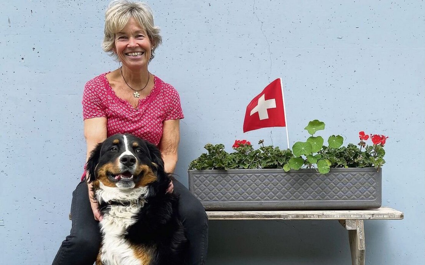 «Einer meiner Träume wäre, mit ihr noch einmal einen Wurf Welpen zu züchten», sagt Regina Eberli über die Berner Sennenhündin Bella. 