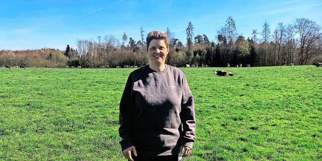 Das Arbeitskreis-Treffen fand auf dem Milchwirtschaftsbetrieb von Rita Kuhn in Bisikon bei Effretikon statt.