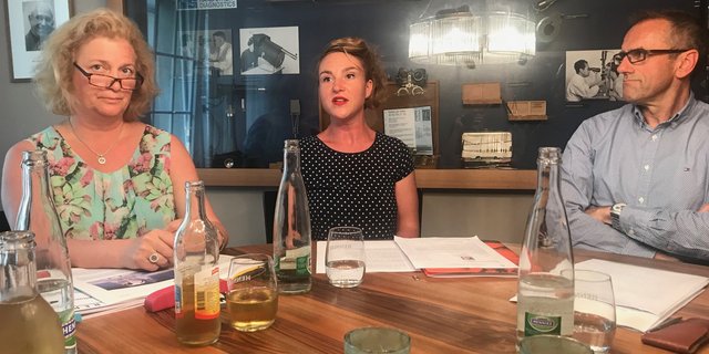 Wollen die Vorschriften verschärfen: Julika Fitzi vom STS, Nationalrätin Irène Kälin und STS-Geschäftsführer Stefan Flückiger. (Bild akr)