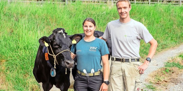 Lea Wyder und Franz Schärli sind das neue Betriebsleiterpaar des AVB Liebegg. Er Vollzeit als Betriebsleiter, sie Teilzeit als Angestellte. 