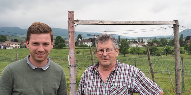 Martin Auer (rechts) zusammen mit seinem Produktionsleiter Christian Clauss. (Bilder Christian Weber)
