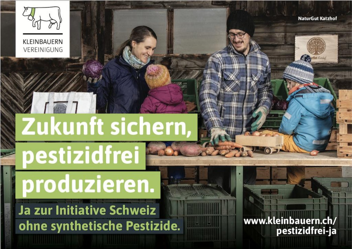 «Wir wollen mit unserer Art zu produzieren die Böden für die weiteren Generationen erhalten», erklärt Markus Schwegler vom NaturGut Katzhof. (Bild VKMB)