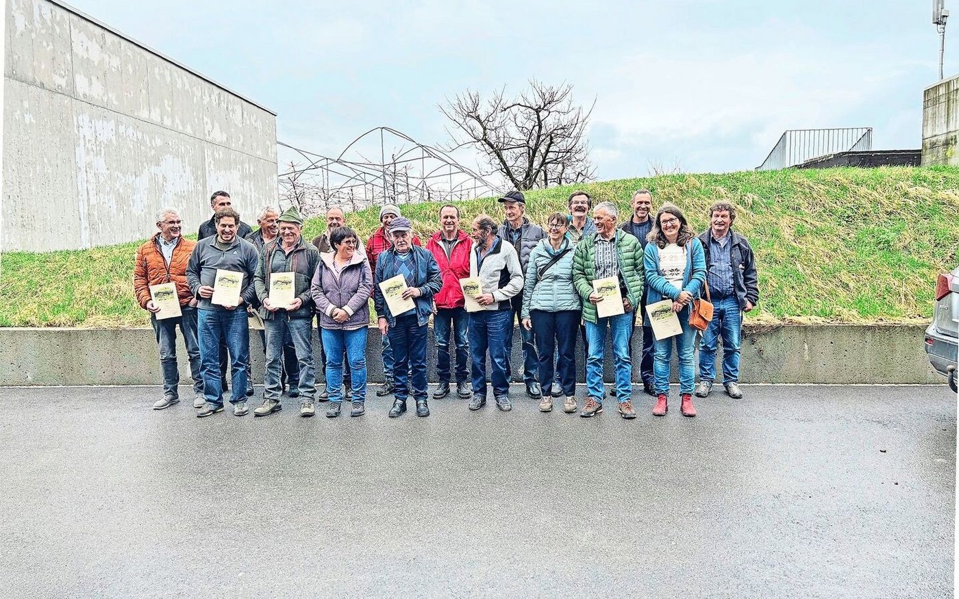 Die am Plantahof geehrten Älpler(innen) und Alpfunktionäre verbrachten gesamthaft 813 Alpsommer.