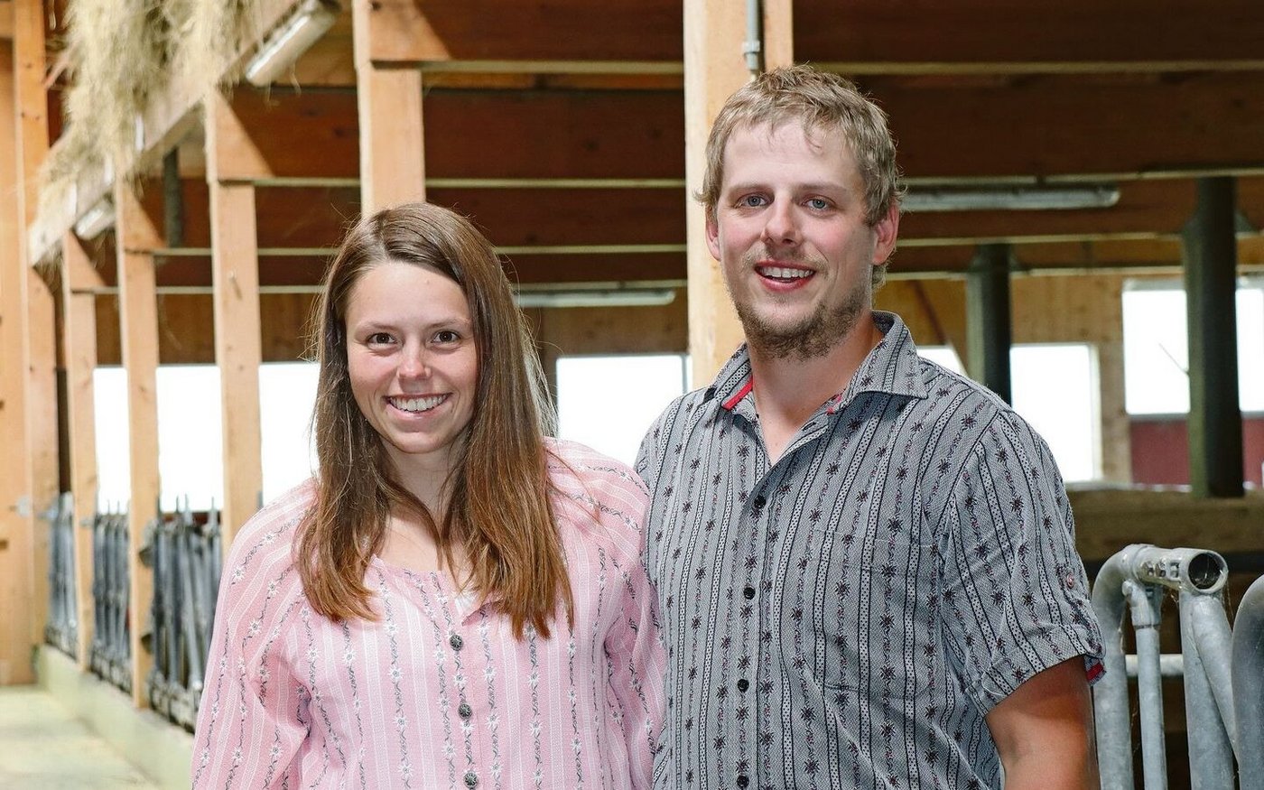Jasmin Roffler ist in einer Bauernfamilie in Grüsch aufgewachsen, Armin Spichtig in Sachseln. Sie hatten Glück und fanden dank Gion Tumasch Beeli einen Hof.