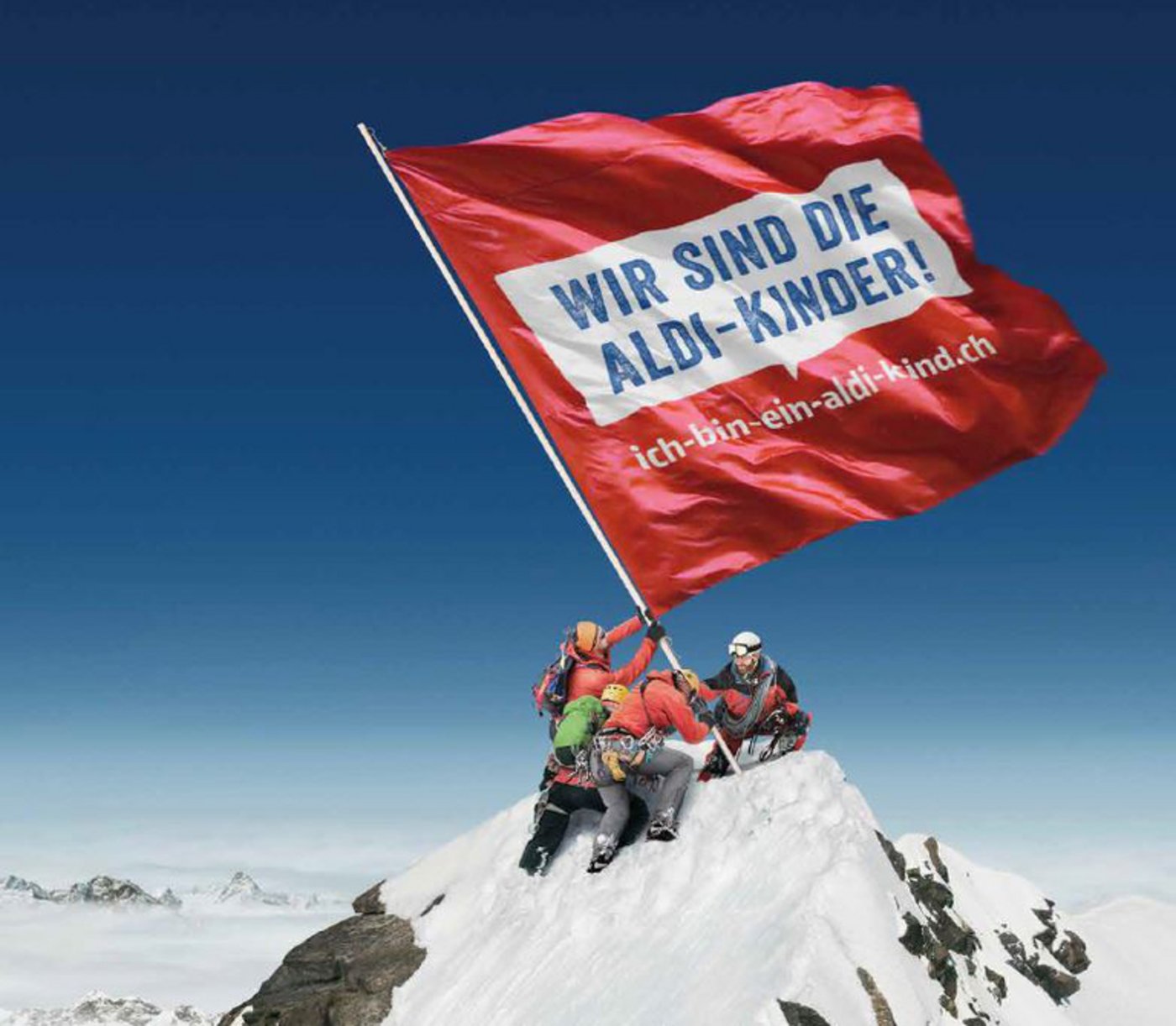 Die neue Kampagne setzt auf die Idee der Aldi-Kinder. (Bild Aldi Suisse)