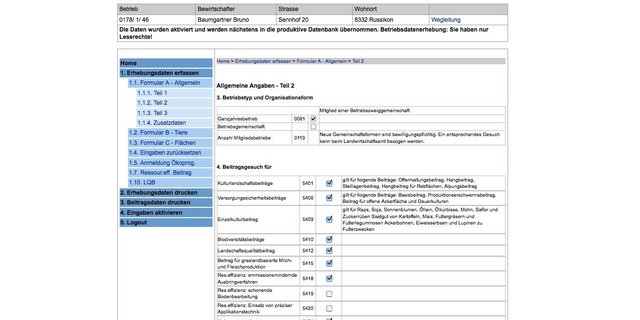 Der administrative Aufwand für die Schweizer Bauern ist gross. (Symbolbild: Nadine Baumgartner)