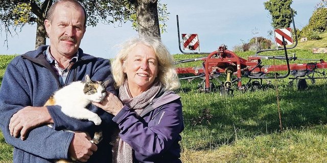 Walter und Doris Stamm haben die Rindermast mittlerweile aufgegeben. Früher lebten 90 Tiere auf dem Hof in Schleitheim SH. 