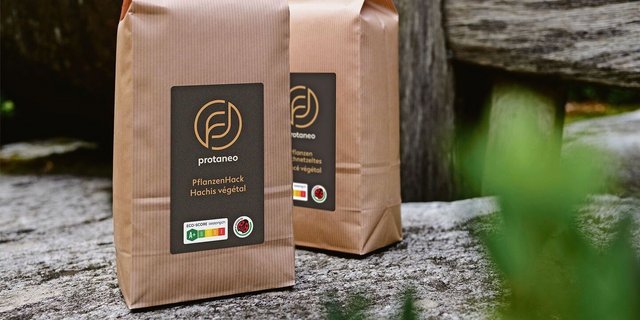 Der Käfer von IP-Suisse ist prominent auf der Verpackung des innovativen Produkts zu sehen.