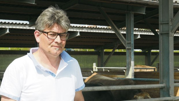 Martin Haab, der Präsident des Zürcher Bauernverbands, setzt den Kampf seiner Vorgänger zur Erhaltung der Fruchtfolgeflächen im Kanton Zürich fort. (Bild Christian Weber)