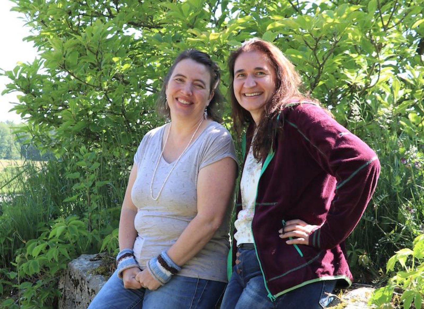 "Der Streik geht nicht gegen die Männer", stellen Andrea und Edith Plattner klar, "sondern für Anliegen von Frauen". (Bild Ruth Aerni