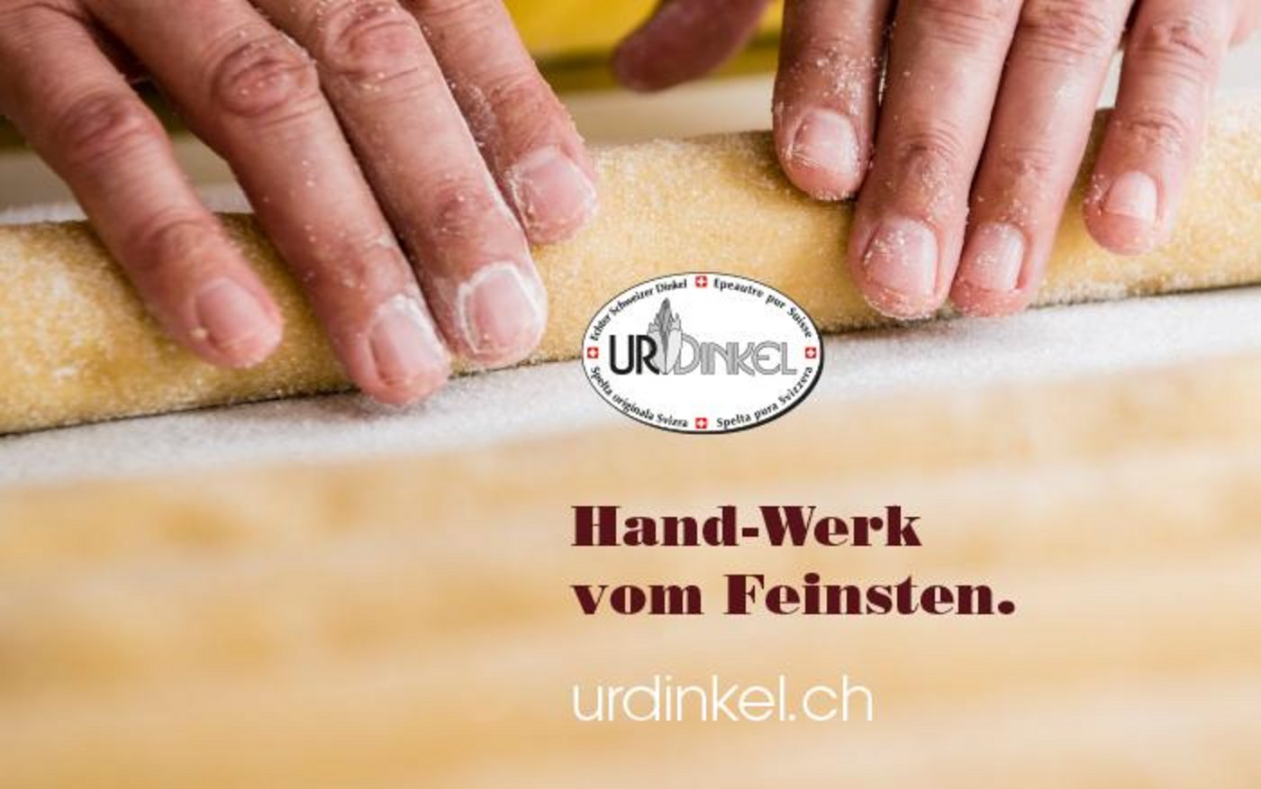 Das Logo für die neue Kampagne der IG Dinkel, die das Backhandwerk in den Vordergrund stellt. (Bild zVg)