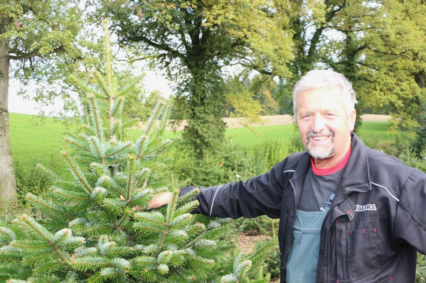 "Von 8'000 bis 10‘000 Bäumen pro Hektare wird nur ein Bruchteil zum verkäuflichen Objekt heranwachsen": Werner Bühlmann. (Bild Manuel Fischer)