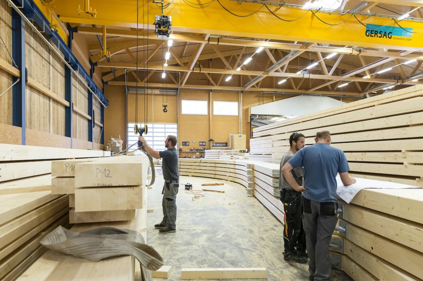 Verarbeitetes Holz für den Bau ist sehr gefragt. Der Inlandanteil ist aber sehr gering.  (Bild Lignum)