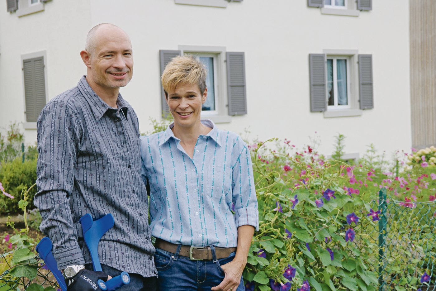 Daniel und Claudia Zürcher führen den Hof von Daniels  Eltern, den der Meisterlandwirt  2008 übernahm.