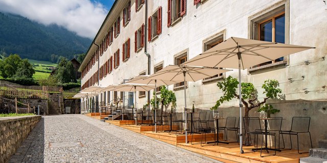 Das ehemalige Kapuzinerkloser in Stans bietet eine beeindruckende Kulisse. (Bilder Culinarium Alpinum)