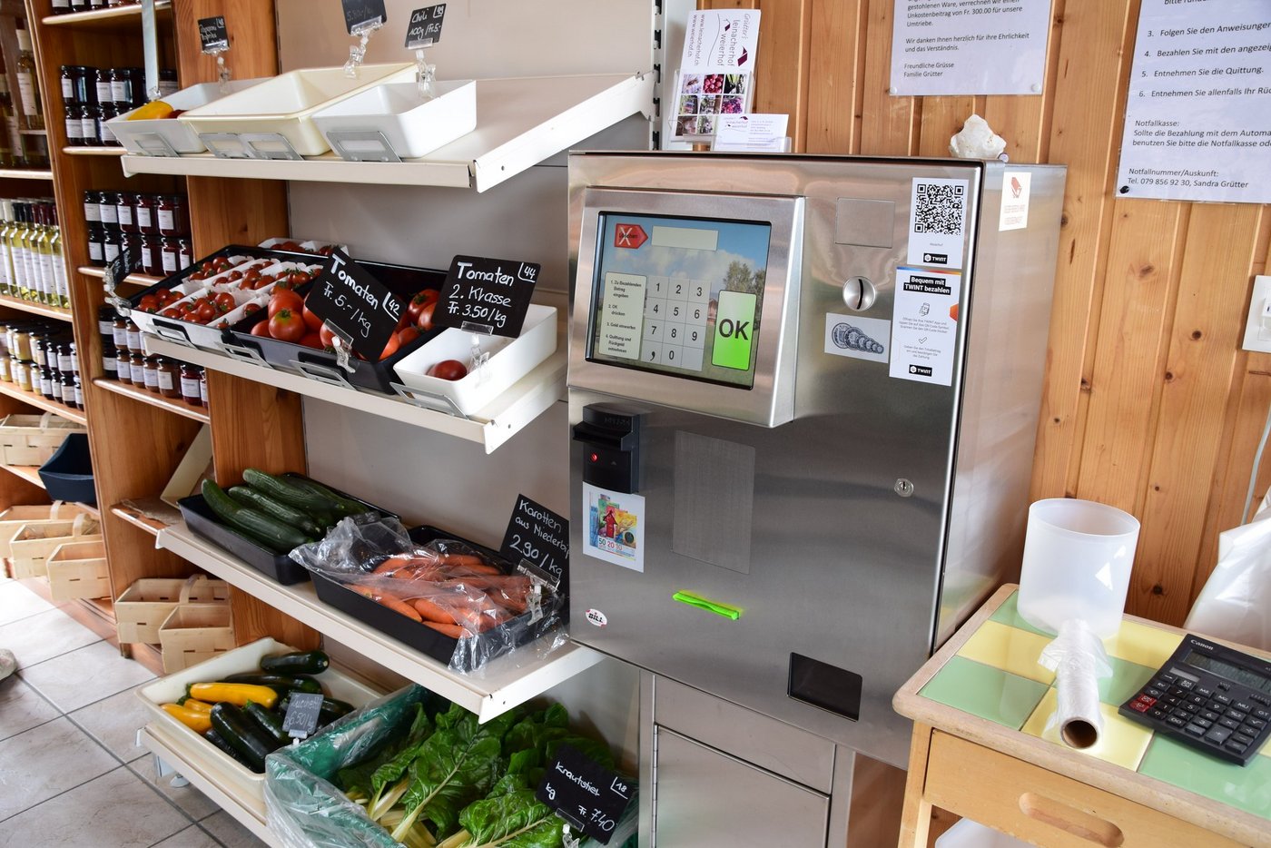 Für die Direktvermarktung ist ein Hofladen sehr wichtig. Dieser muss nicht nur mit frischen, regionalen Produkten bestückt, sondern auch optisch ansprechend gestaltet sein. (Bild Lisa McKenna)