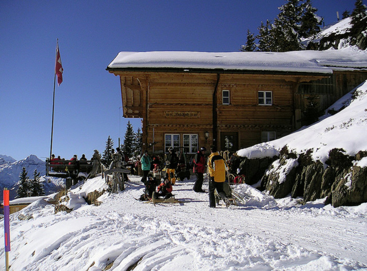Restaurants und Beizli schaffen Arbeitsplätze in den Berggebieten. (Flickr/Thomas Jundt)