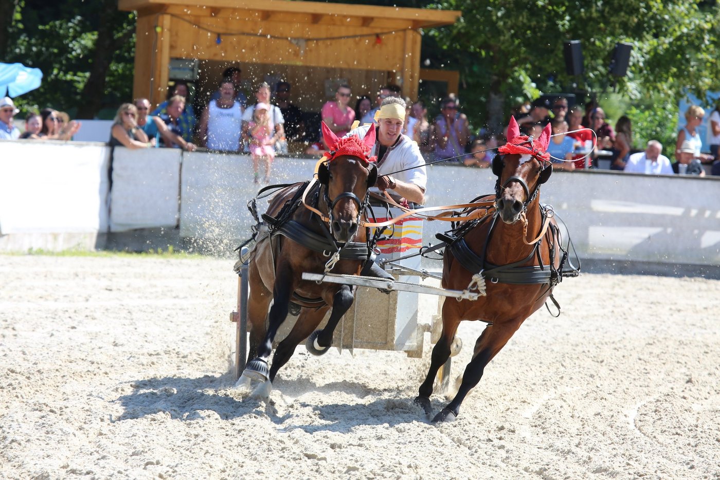 Fredy Lisser als Römer. (Bilder Karin Rohrer)