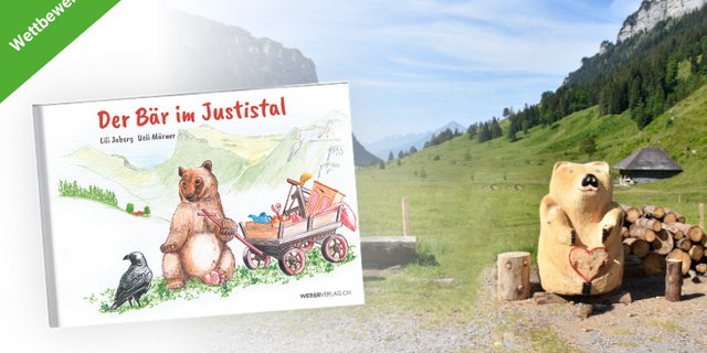 Wir verlosen drei Exemplare des Kinderbuchs «Der Bär im Justistal». (Bild BauernZeitung)