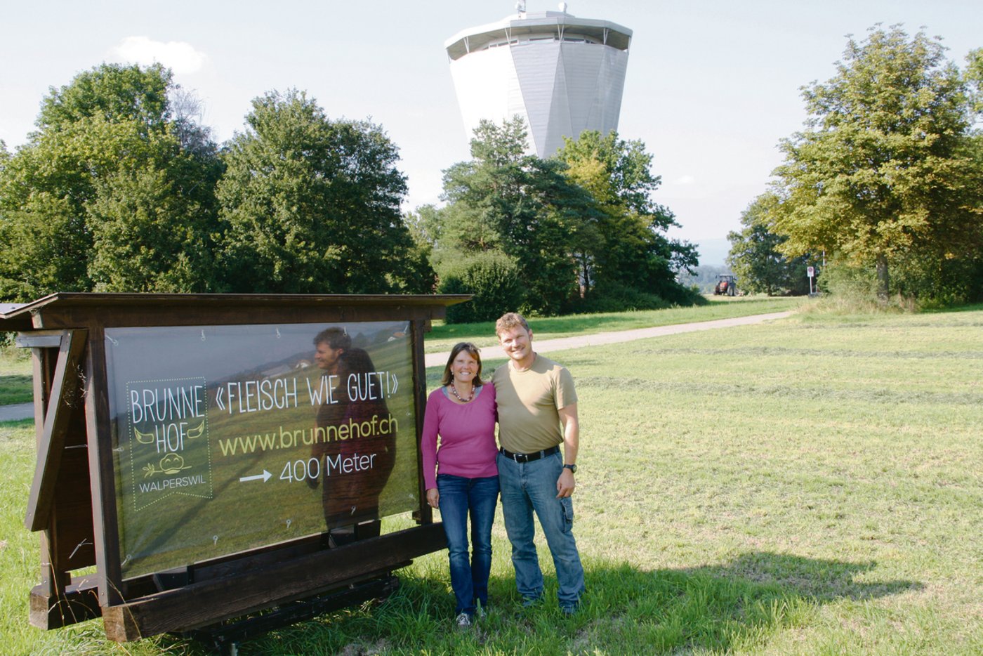 Franziska und Peter Helbling vermarkten ihr Ochsenfleisch teilweise direkt ab Hof.  
