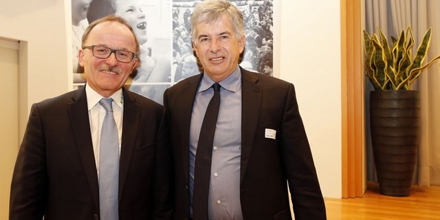 Der LID will eine Brücke schlagen zwischen Stadt und Land: LID-Geschäftsführer Markus Rediger (links) und Präsident Kurt Nüesch. (Bild Jonas Ingold)