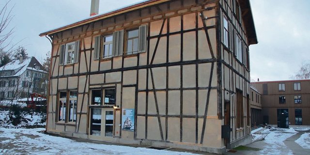 Das alte Wagi-Haus in Schaffhausen stammt noch aus den Zeiten der früheren Wagenfabrik. 