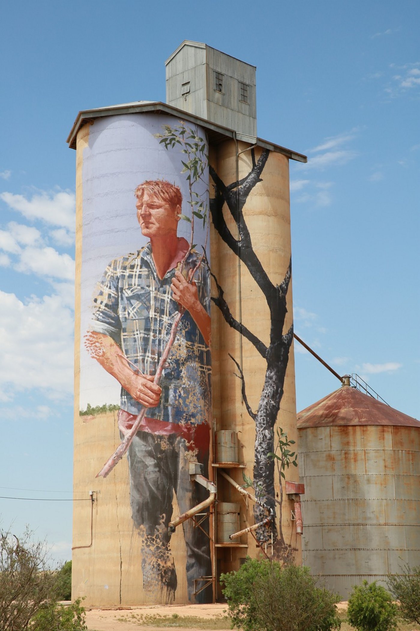 Auch dieses Bild stammt vom australischen Silo-Kunst-Weg. (Bild Pixababy)