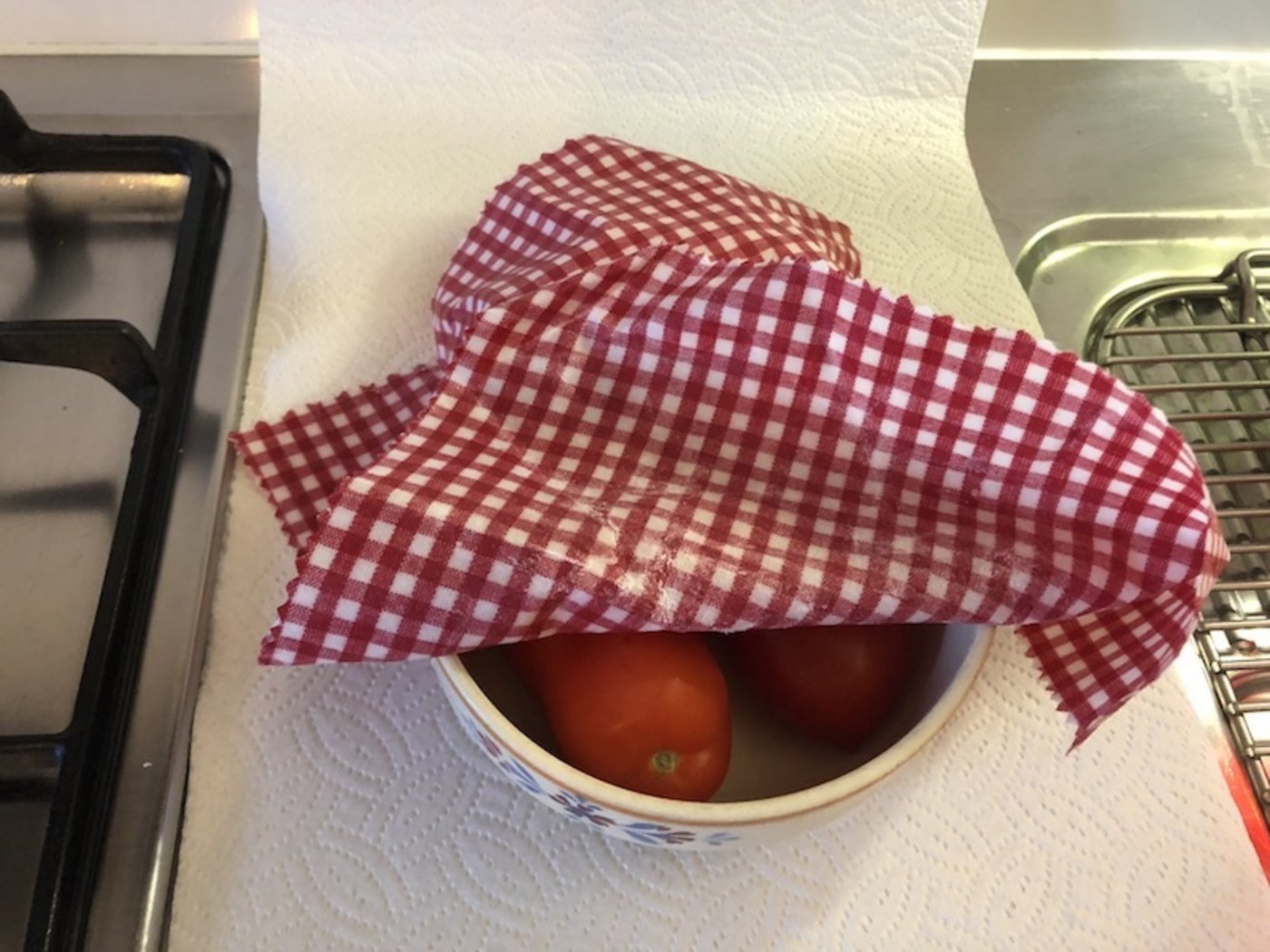 ... Speisen zudecken.