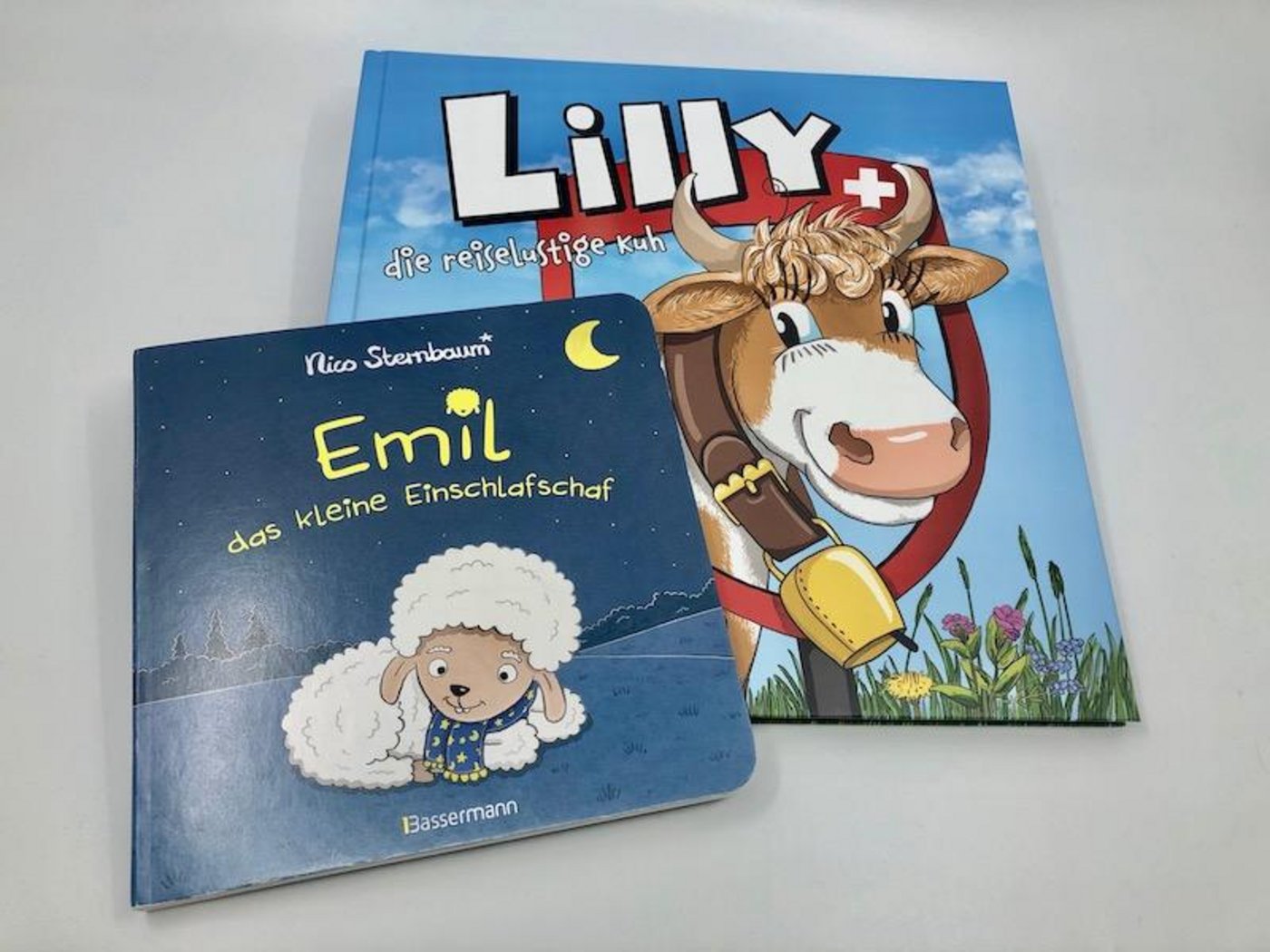 Cover der beiden Kinderbücher. (Bild et)