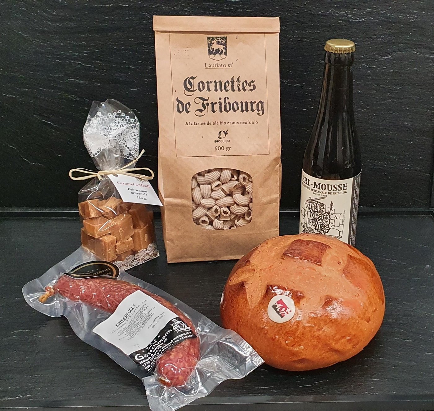 Die Freiburger Spezialitäten können über den Online-Shop der Goût et Terroirs bestellt werden. (Bild Terroir Fribourg)